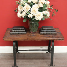 Load image into Gallery viewer, x SOLD Vintage French Spanish Medieval Style Coffee Table, Hand Forged Iron and Oak. B9943
