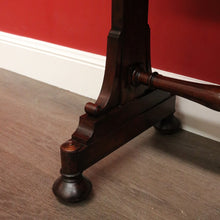Load image into Gallery viewer, x SOLD Antique English Works Table, Lamp Bedside Table, Antique Mahogany Sewing Table B10313
