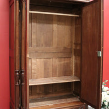 Load image into Gallery viewer, x SOLD Antique French Armoire, Antique Brittany Oak and Mirror 2 Door Wardrobe Cupboard. B10253
