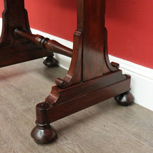 Load image into Gallery viewer, x SOLD Antique English Works Table, Lamp Bedside Table, Antique Mahogany Sewing Table B10313
