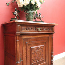 Load image into Gallery viewer, x SOLD Antique French Country Hall Cabinet, French Oak Drinks Cupboard, Side or Foyer Cabinet B10883
