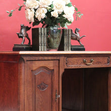 Load image into Gallery viewer, x SOLD Antique French Desk, French Oak Office Desk, Desk with Drawers and Cupboard B10851
