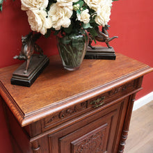 Load image into Gallery viewer, x SOLD Antique French Country Hall Cabinet, French Oak Drinks Cupboard, Side or Foyer Cabinet B10883
