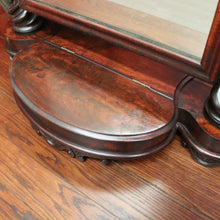 Load image into Gallery viewer, x SOLD Antique French Mahogany Mirror, Chest of Drawers Toilet Mirror Jewellery Section. 10358
