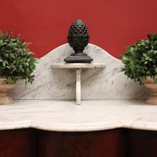 Load image into Gallery viewer, x SOLD Antique English Washstand, Mahogany and Marble Top Hall Table, Console Table B11101
