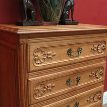 Load image into Gallery viewer, x SOLD Vintage Chest of Drawers, French 4 Drawer Hall Cabinet Cupboard, Lingerie Chest B10954
