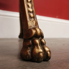 Load image into Gallery viewer, x SOLD Antique Italian Lamp Table Side Table, Gilt Cast Iron Marble Jardinière Stand B10480
