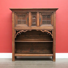 Load image into Gallery viewer, x SOLD Antique French Sacrament Cabinet, Church, Court Cabinet, Sideboard Bookcase Oak. B10330
