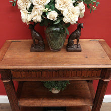 Load image into Gallery viewer, x SOLD Antique Sideboard, Antique French Gothic Church Dumb Waiter Hall Table Console. B11257
