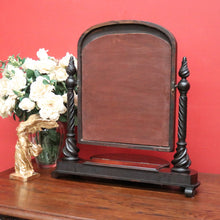Load image into Gallery viewer, x SOLD Antique French Mahogany Mirror, Chest of Drawers Toilet Mirror Jewellery Section. 10358
