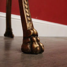 Load image into Gallery viewer, x SOLD Antique Italian Lamp Table Side Table, Gilt Cast Iron Marble Jardinière Stand B10480
