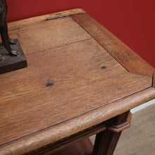 Load image into Gallery viewer, x SOLD Antique Sideboard, Antique French Gothic Church Dumb Waiter Hall Table Console. B11257
