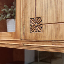 Load image into Gallery viewer, x SOLD Vintage French Drinks Cabinet, Bleached Oak Hall Display Cupboard, Sideboard B10648
