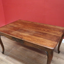 Load image into Gallery viewer, x SOLD Antique French Dining Table, French Oak Kitchen Table with Scalloped Apron B10947
