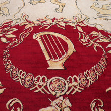 Load image into Gallery viewer, x SOLD Antique Handmade Rug, c1952 Coronation of Her Majesty Queen Elizabeth II Rug. B11093

