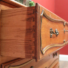 Load image into Gallery viewer, x SOLD Antique French Chest of Drawers, French Oak Hall Cabinet, Foyer Entry Cupboard B10663
