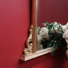 Load image into Gallery viewer, x SOLD Vintage Gilt Frame Bevelled Mirror Sideboard Mirror Over Mantel or Hall Mirror. B10328
