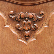 Load image into Gallery viewer, x SOLD Pair of Vintage French Bedside Cabinets, Carved Oak Lamp or Side Tables  B10919

