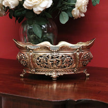Load image into Gallery viewer, x SOLD Antique French Brass Jardinière, Plant Pot, Antique Table, Cupboard Jardinière B10821
