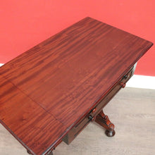 Load image into Gallery viewer, x SOLD Antique English Works Table, Lamp Bedside Table, Antique Mahogany Sewing Table B10313
