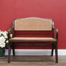 Load image into Gallery viewer, Vintage Beech and Cane Bentwood Armchair, Hall Seat, Hall Bench Arm Chair B10986
