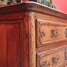 Load image into Gallery viewer, x SOLD Early Antique French Chest of Drawers, 3 Drawer Hall Foyer Entry Cupboard, Chest B10775
