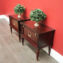 Load image into Gallery viewer, x SOLD Pair of Vintage Lamp Table, Vintage Italian Bedside Tables, with Glass Tops B10260

