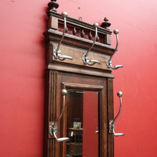 Load image into Gallery viewer, x SOLD Antique French Mirror Back Hall Stand Umbrella Stand, Coat Rack, Umbrella Holder B10500
