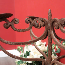 Load image into Gallery viewer, x SOLD Vintage French Wrought Iron 4 Branch Candelabra, Vintage Candle Stick Holder. B10361
