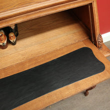 Load image into Gallery viewer, x SOLD Antique French Writing Bureau Chest of Drawer Bureau Desk Secretaire Oak Leather B10164
