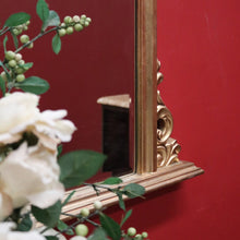 Load image into Gallery viewer, x SOLD Vintage Gilt Frame Bevelled Mirror Sideboard Mirror Over Mantel or Hall Mirror. B10328
