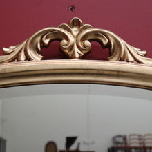 Load image into Gallery viewer, x SOLD Vintage Gilt Frame Bevelled Mirror Sideboard Mirror Over Mantel or Hall Mirror. B10328
