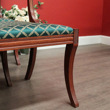Load image into Gallery viewer, x SOLD Set of 8 Regency Style Dining Chairs, 8 Vintage English Mahogany Kitchen Chairs. B10385
