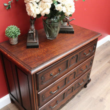Load image into Gallery viewer, x SOLD Antique French Chest of Drawers, 3 Drawer Hall Cabinet Living Room Cabinet Chest B10683
