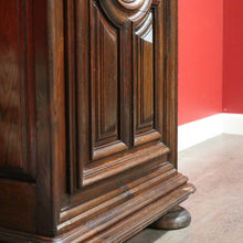 Load image into Gallery viewer, x SOLD Antique French Linen Press, Armoire Wardrobe.  Single Door Pantry Broom Cupboard B10162
