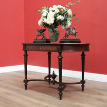 Load image into Gallery viewer, x SOLD Antique French Rosewood Sofa Table, Centre Table, Cross Stretcher Office Desk B11074
