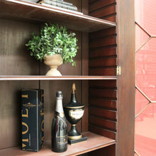 Load image into Gallery viewer, x SOLD Antique English Mahogany China Cabinet, English Bookcase with Cupboard Base B10744
