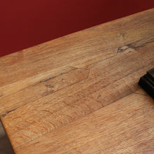 Load image into Gallery viewer, X SOLD Antique French Oak Refectory Table or Dining Kitchen Table with Stretcher Base. B11213
