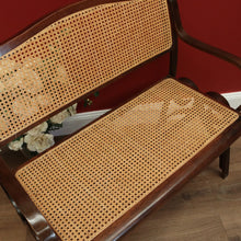 Load image into Gallery viewer, x SOLD Vintage Beech and Cane Bentwood Armchair, Hall Seat, Hall Bench Arm Chair B10986
