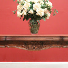 Load image into Gallery viewer, x SOLD Antique French Oak Two Leaf Dining or Kitchen Table, parquetry Table Top B11226
