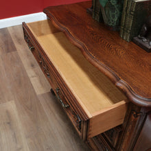 Load image into Gallery viewer, x SOLD Antique French Chest of Drawers, Oak 3 Drawer Hall Cabinet, Foyer Chest Drawers B10572
