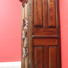 Load image into Gallery viewer, x SOLD Antique French Linen Press, Armoire Wardrobe.  Single Door Pantry Broom Cupboard B10162
