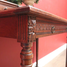 Load image into Gallery viewer, x SOLD Antique French Dressing Table, Walnut, Mirror and Marble Desk, Hall Table B11088
