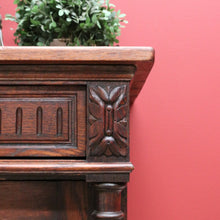 Load image into Gallery viewer, x SOLD Antique French Oak Sideboard, 2 Drawer Sideboard TV Cabinet Unit Hall Cupboard B10541

