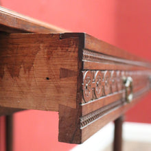Load image into Gallery viewer, x SOLD Antique French Dressing Table, Walnut, Mirror and Marble Desk, Hall Table B11088
