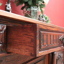 Load image into Gallery viewer, x SOLD Antique French Oak Sideboard, 2 Drawer Sideboard TV Cabinet Unit Hall Cupboard B10541
