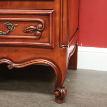 Load image into Gallery viewer, x SOLD Vintage French Chest of Drawers, 3 Drawer Parquetry Top French Cherrywood Chest. B10416
