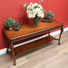 Load image into Gallery viewer, x SOLD Antique French Walnut Hall Table, Sofa Table, Foyer Entry Table, Tier to Base B10647
