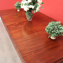 Load image into Gallery viewer, x SOLD Antique Extension Dining Table, English Mahogany 2 Leaf Extension Dining Table. B10407
