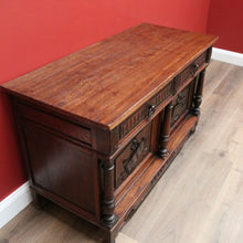 Load image into Gallery viewer, x SOLD Antique French Oak Sideboard, 2 Drawer Sideboard TV Cabinet Unit Hall Cupboard B10541
